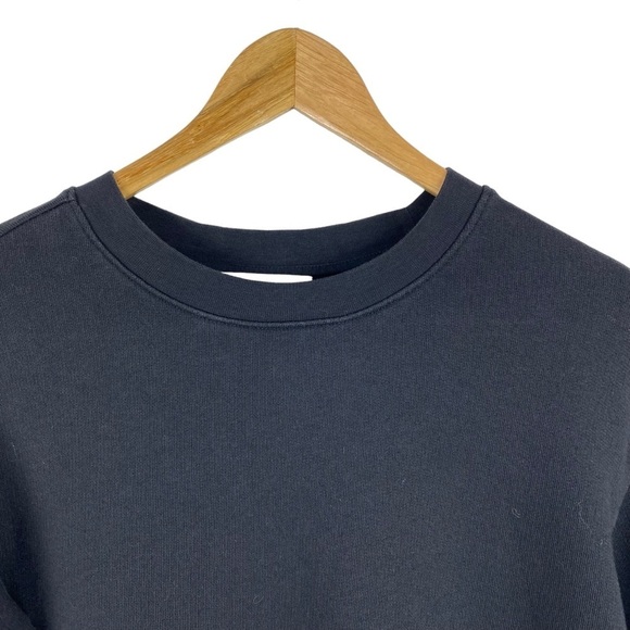 Vince Black Sweatshirt Raglan Pullover Women’s Size S Crop Relaxed Comfy Fit - Picture 5 of 16